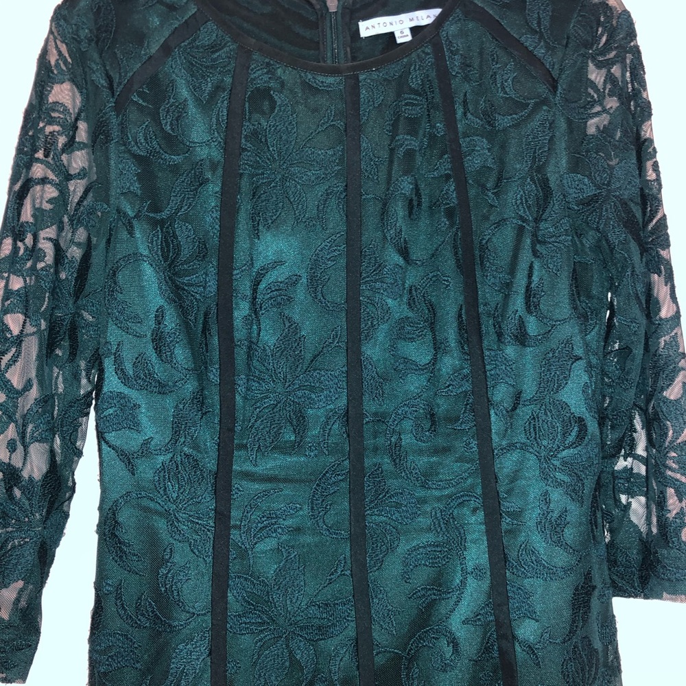 Antonio Melanie green dress